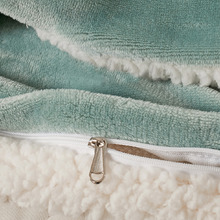 Berryl Teddy Sherpa Velvet European Pillowcases (Set of 2)